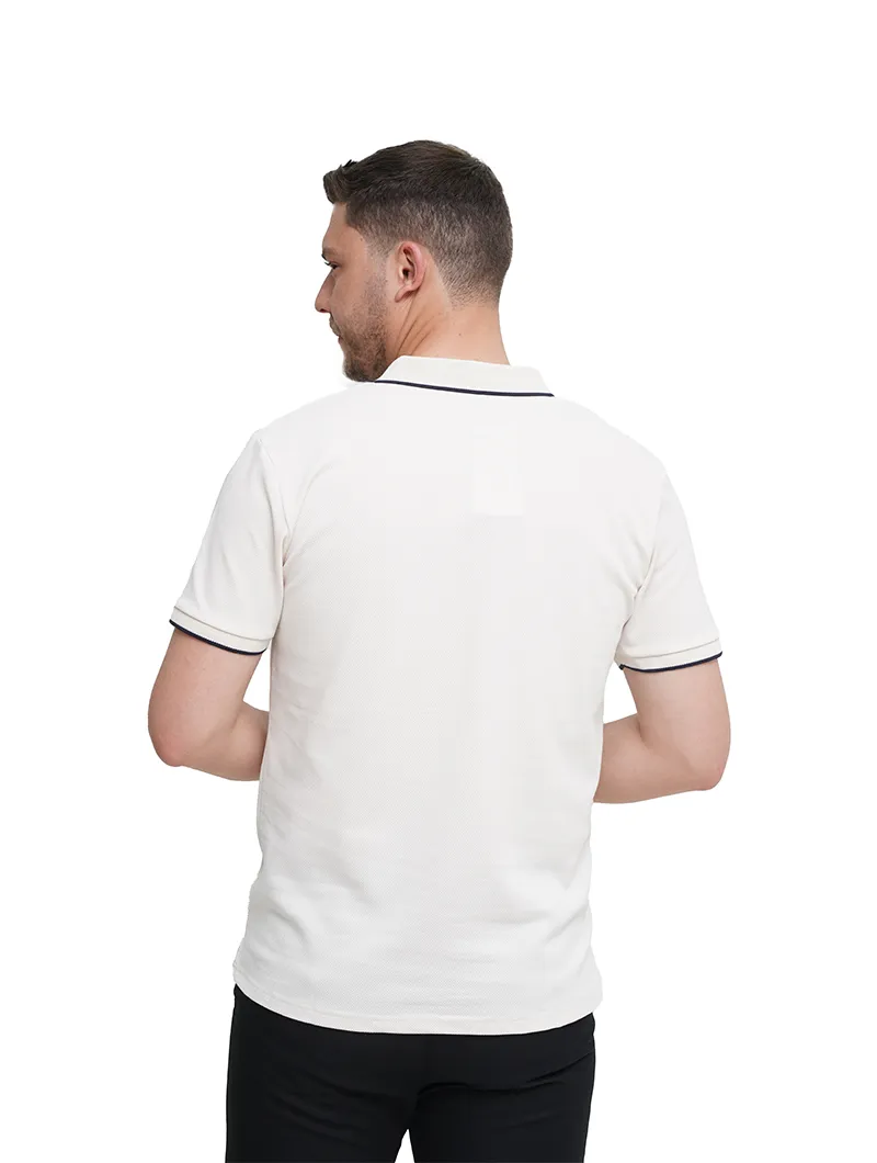 Polo en piqué de coton